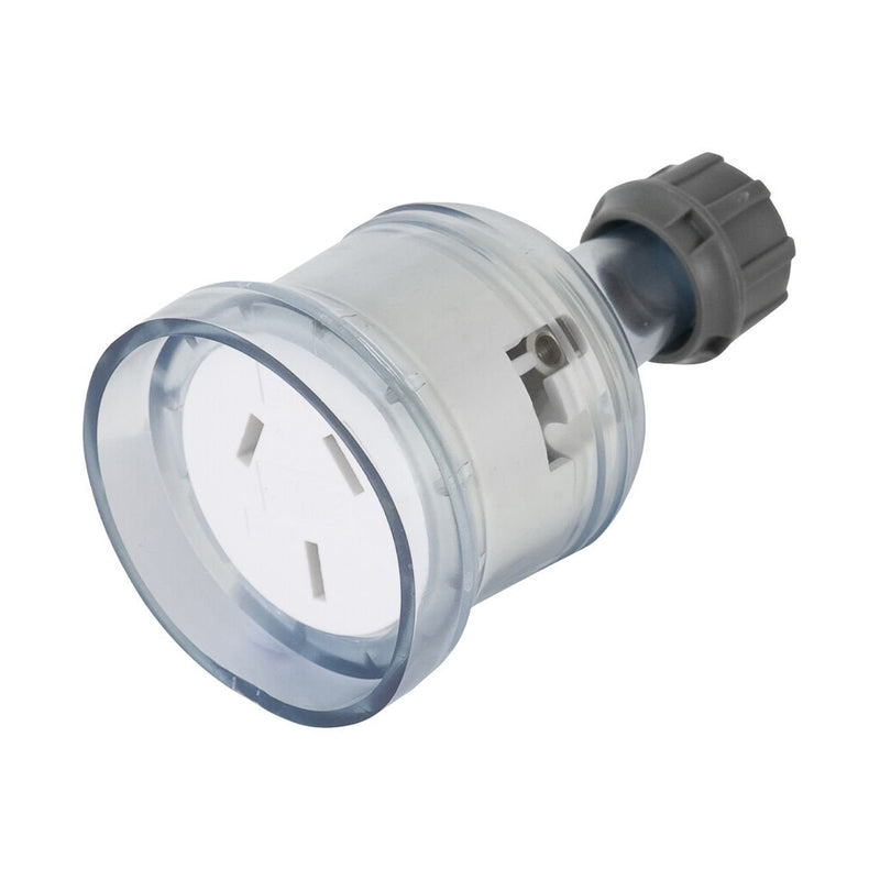 DETA 10A Clear Extension Socket