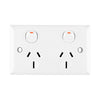 DETA 15 Amp Solid Plate Double PowerPoint