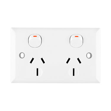 DETA 15 Amp Solid Plate Double PowerPoint