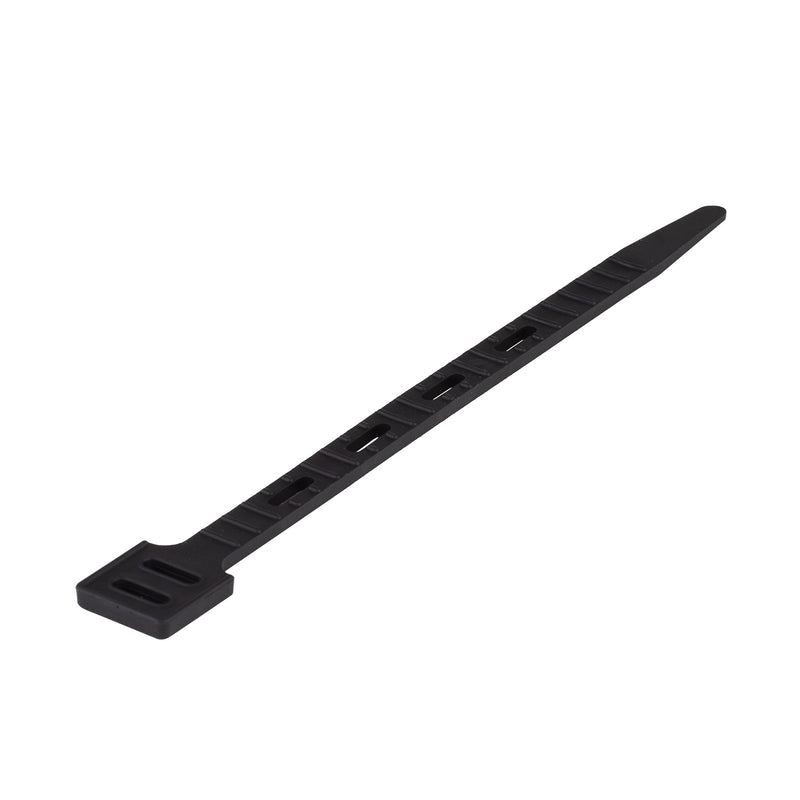DETA 20cm Rubber Cable Strap - 10 Pack