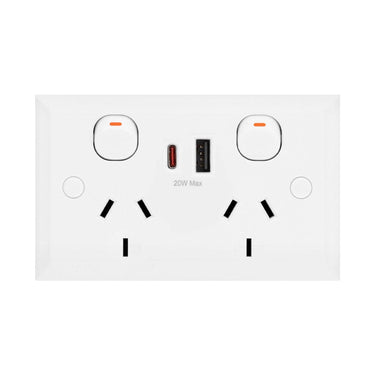 DETA 3000 Double PowerPoint  with USB A+C