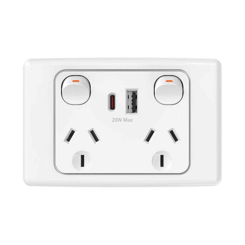 DETA 6000 Double PowerPoint  with USB A+C