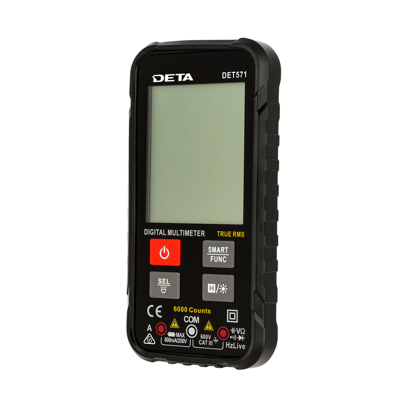DETA 600V True-RMS Digital Multimeter