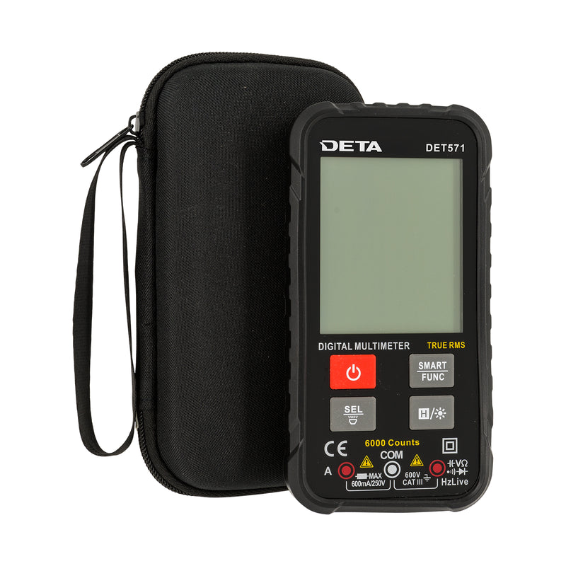 DETA 600V True-RMS Digital Multimeter