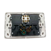 DETA Double Pole Double PowerPoint with Extra Switch