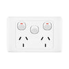 DETA Double Pole Double PowerPoint with Extra Switch