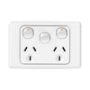 DETA Double PowerPoint  with Extra Switch