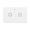 DETA Gloss White Grid Connect Smart Double Gang Touch Light Switch