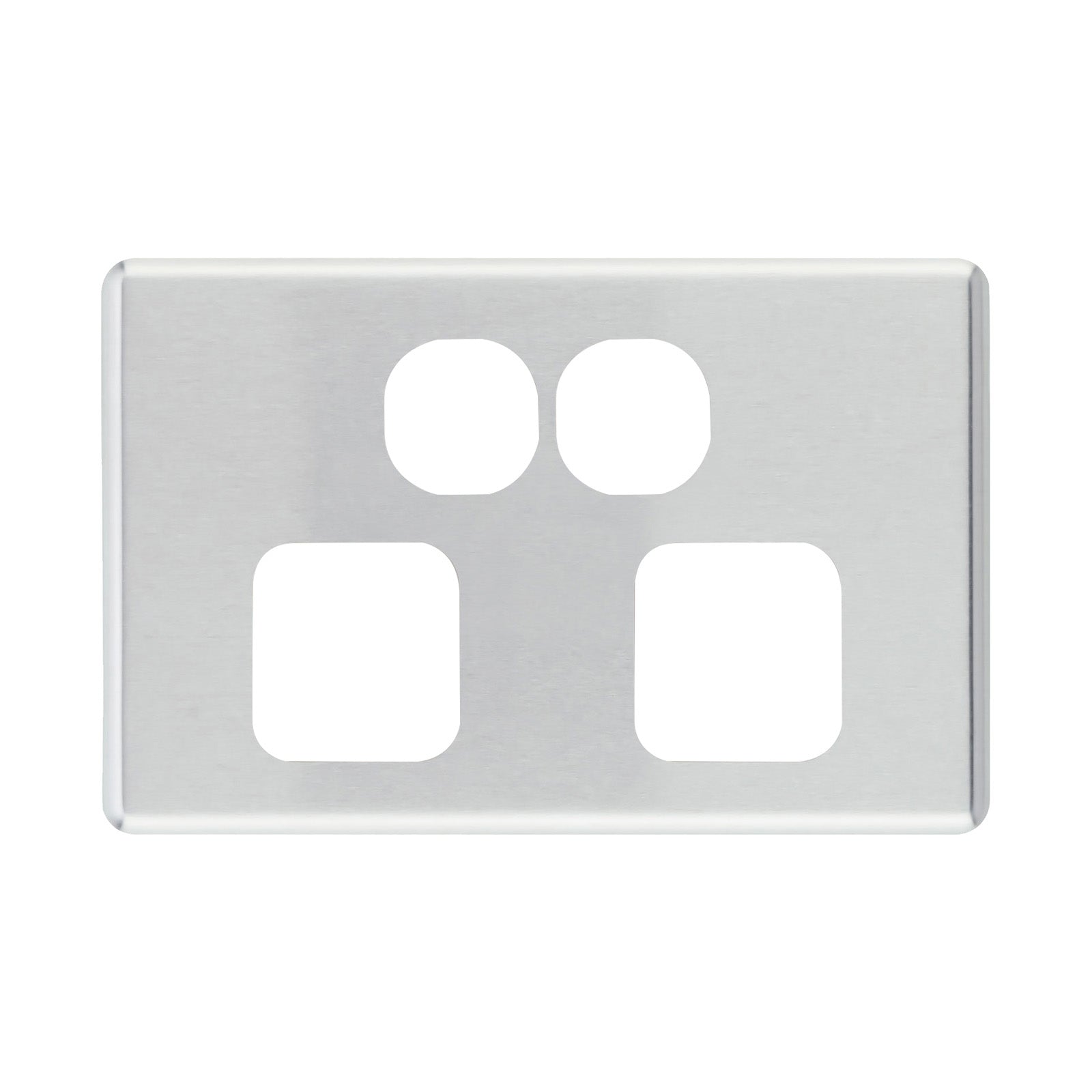 DETA SLine Double Brushed Aluminium PowerPoint Cover Plate