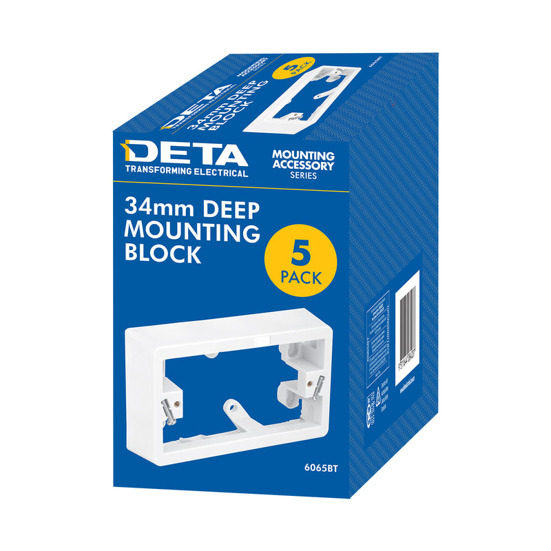 DETA Standard Mounting Block - 5 Pack