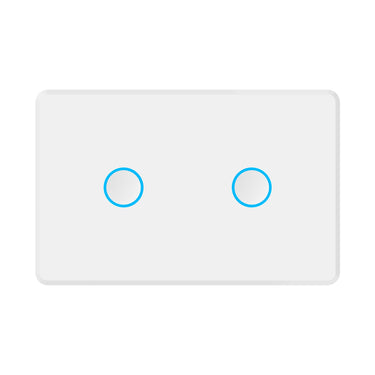 DETA Touch Activated Double Gang Light Switch