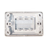 DETA White Brush Wall Cover Plate - Single Pack