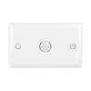 DETA White Single Solid Plate Switch