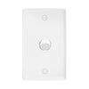 DETA White Single Vertical Wall Switch