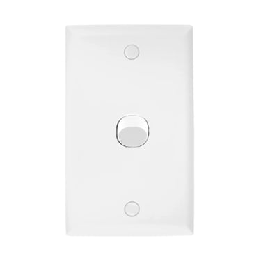 DETA White Single Vertical Wall Switch