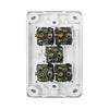 DETA X6 Gloss White Five Vertical Switch