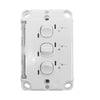 DETA X6 Gloss White Triple Vertical Switch