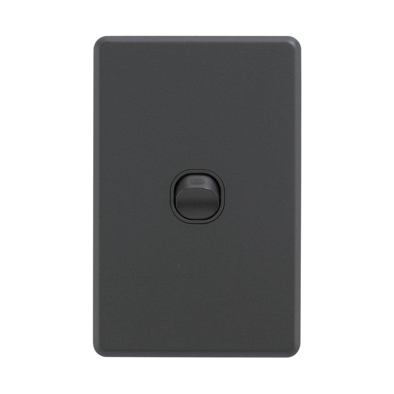 DETA X6 Matte Black Single Vertical Switch