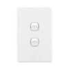 DETA X6 Matte White Double Vertical Switch