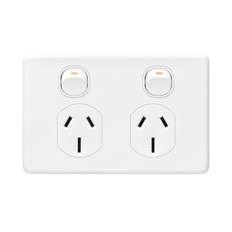 DETA X6 Series 15Amp Double PowerPoint