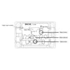 DETA X6 White Double PowerPoint with Dimmable Night Light Module
