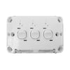 DETA X6 White Triple Horizontal Switch