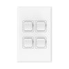 DETA X7 White Vertical Quad Gang Switch