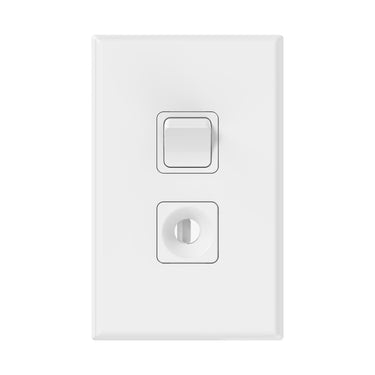 DETA X7 White Vertical Switched Fixed Cable Outlet