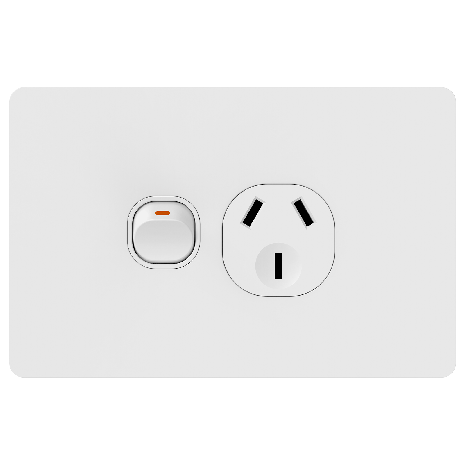 DETA White 1000 Series Single Power Point
