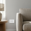 DETA White 1000 Series Single Power Point