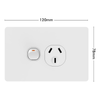 DETA White 1000 Series Single Power Point