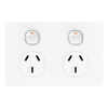 DETA White 1000 Series Double Power Point