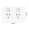 DETA White 1000 Series Double Power Point