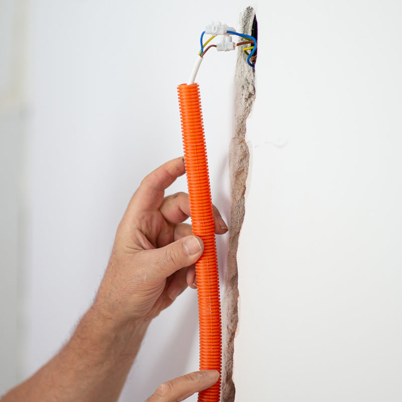 DETA 10m x 25mm Heavy Duty Corrugated Conduit