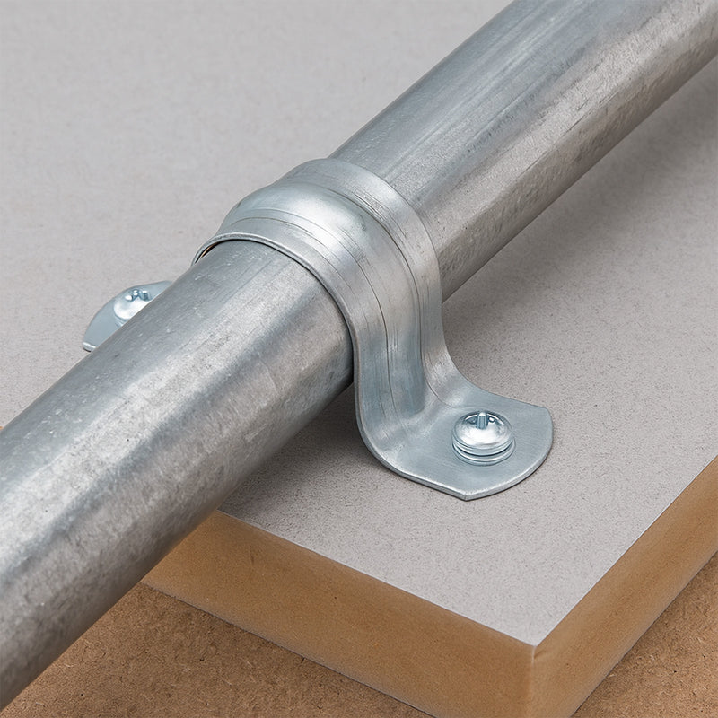 DETA 25mm Metal Conduit Saddle - 50 Pack