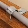 DETA 20mm Metal Conduit Half Saddle - 100 Pack