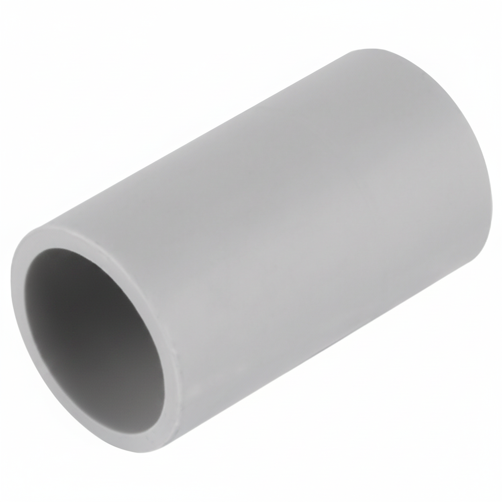 DETA 25mm PVC Conduit Coupling Plain Grey - Single Pack