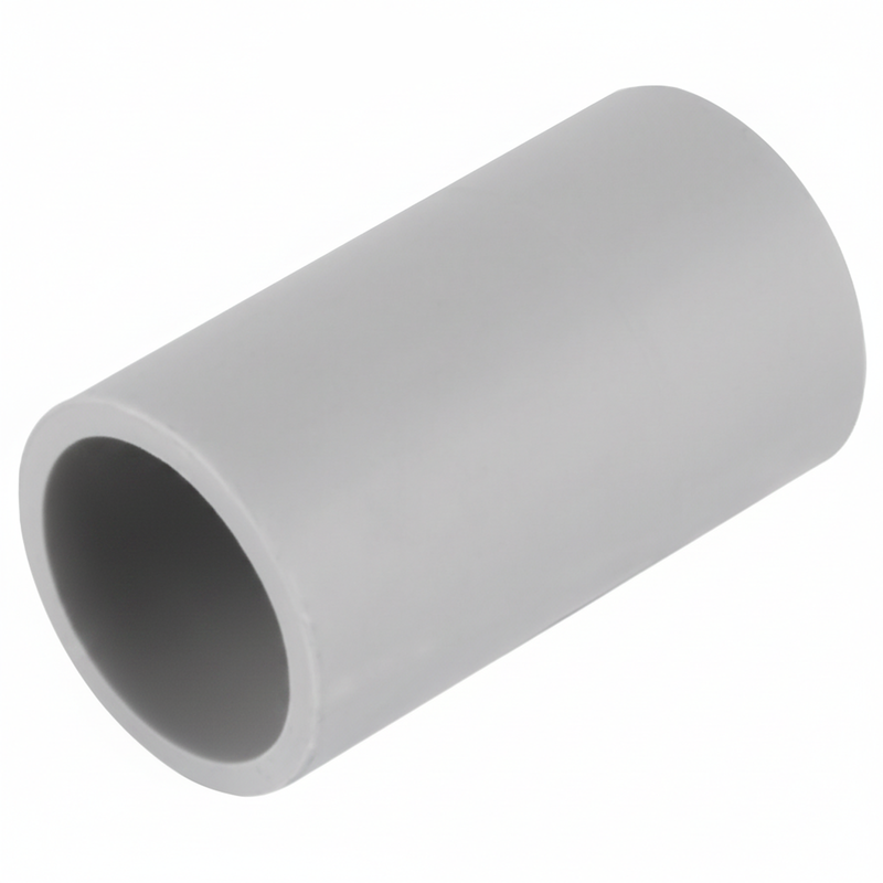 DETA 25mm PVC Conduit Coupling Plain Grey - Single Pack