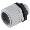 DETA 25mm PVC Conduit Corrugated Gland Grey - Single Pack
