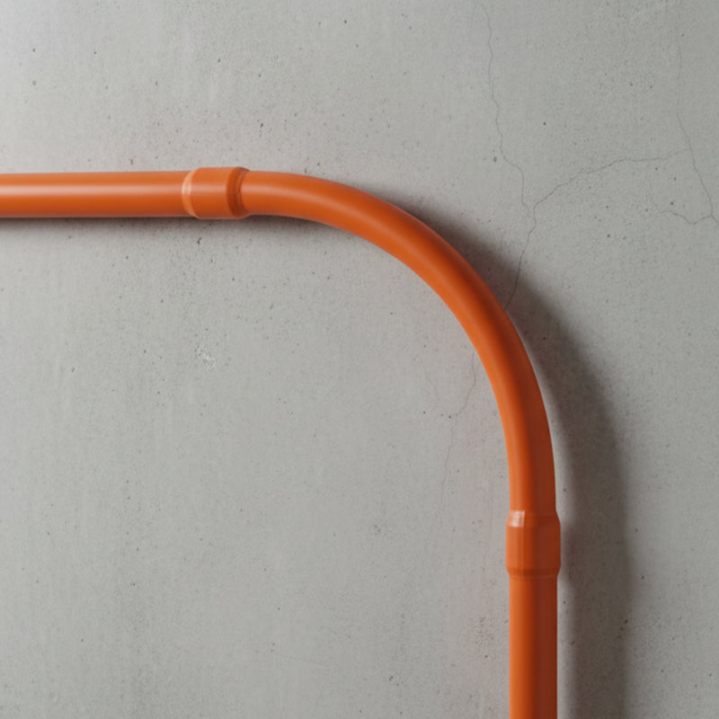 DETA 20mm PVC Conduit 90° Sweep Bend Orange - Single Pack