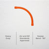 DETA 20mm PVC Conduit 90° Sweep Bend Orange - Single Pack