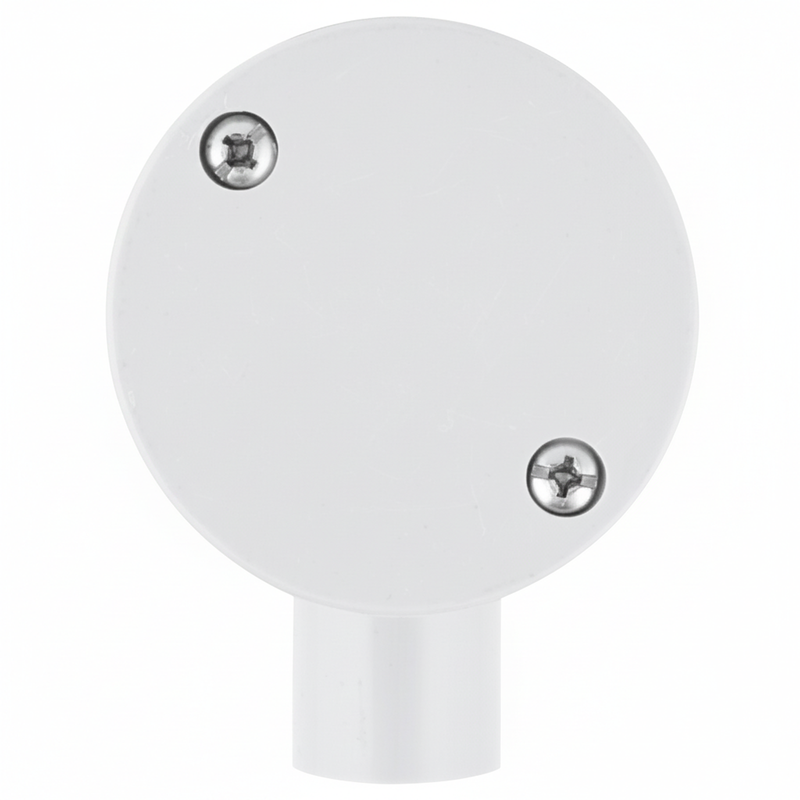 DETA 20mm 1-Way Conduit Left Hand Junction Box - Single Pack
