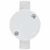 DETA 20mm 2-Way Conduit Left Hand Junction Box - Single Pack
