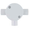 DETA 20mm 3-Way Round  Conduit Junction Box