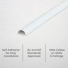 DETA White Adhesive Cable Management Cover
