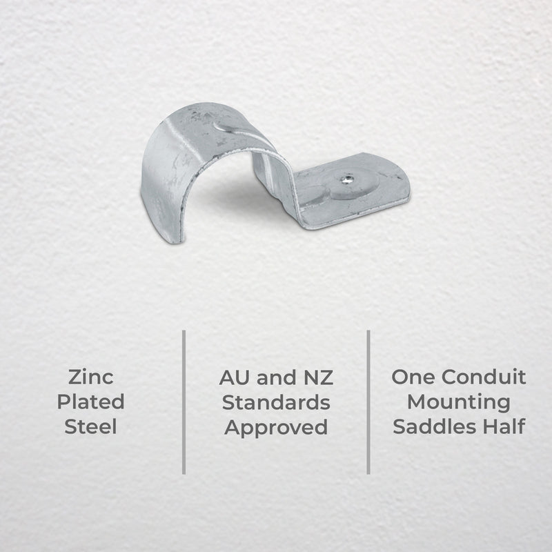 DETA 32mm Metal Half Saddle