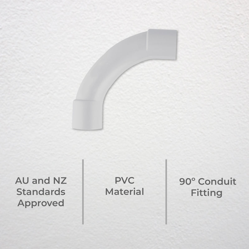DETA 20mm 90° Standard Conduit Bend