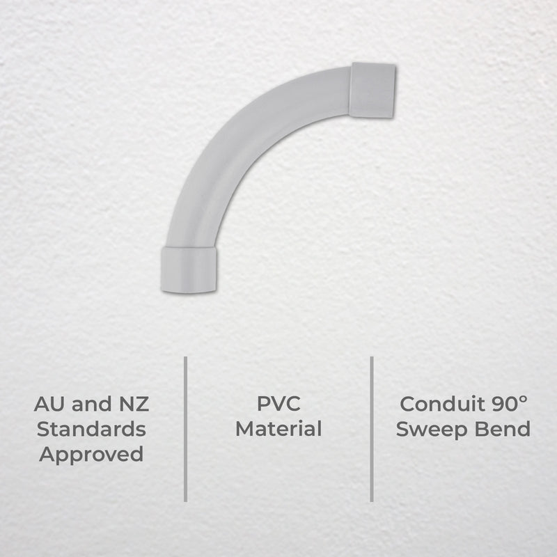 DETA 32mm 90° Standard Conduit Bend
