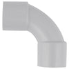 DETA 20mm Grey Conduit Elbow Bend - Single Pack