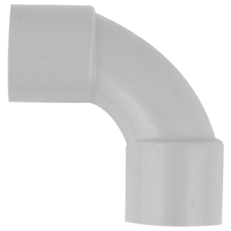 DETA 20mm Grey Conduit Elbow Bend - Single Pack